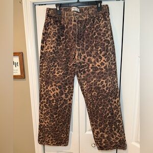 Abercrombie & Fitch Leopard Print Jeans